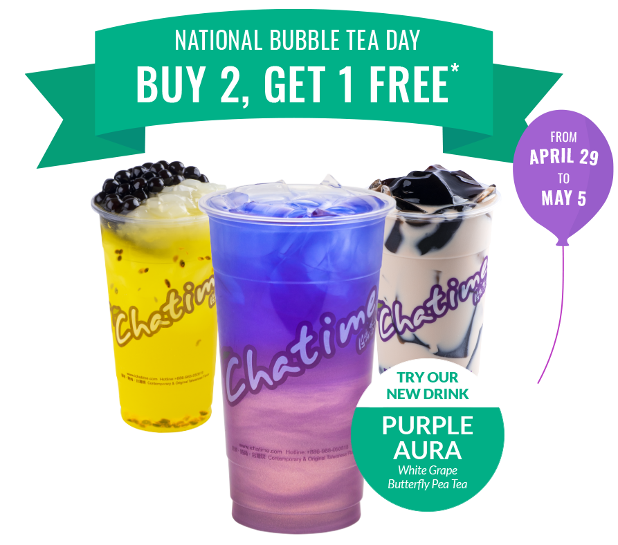 Chatime Canada 日出茶太 - 3 drinks in 1?? The debut of our